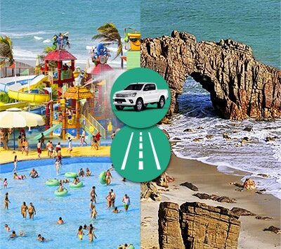 Transfer Aquiraz (Beach Park) / Jericoacoara - via rodovia (Picape)