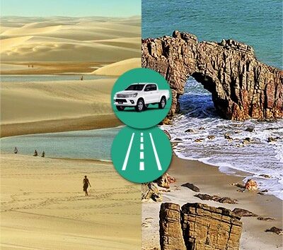 Transfer Parnaíba / Jericoacoara - via rodovia (Pick up)
